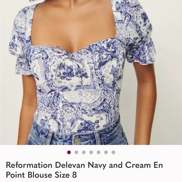 Reformation Tops - Reformation Delevan Top En Pointe
